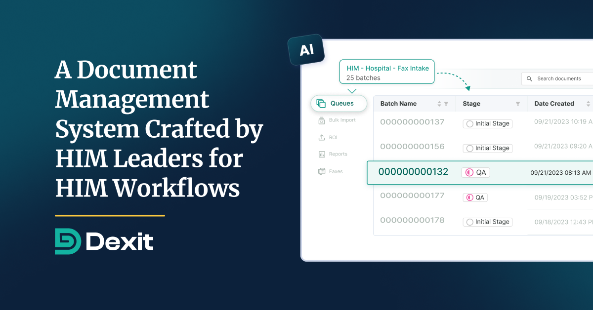 A Document Management System for HIM Workflows