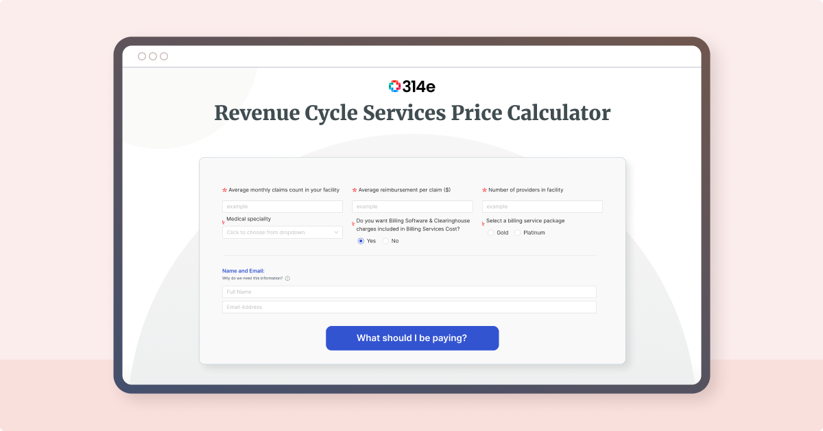 Revenue Cycle Services Price Calculator